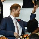 Príncipe Harry en el mundial de rugby