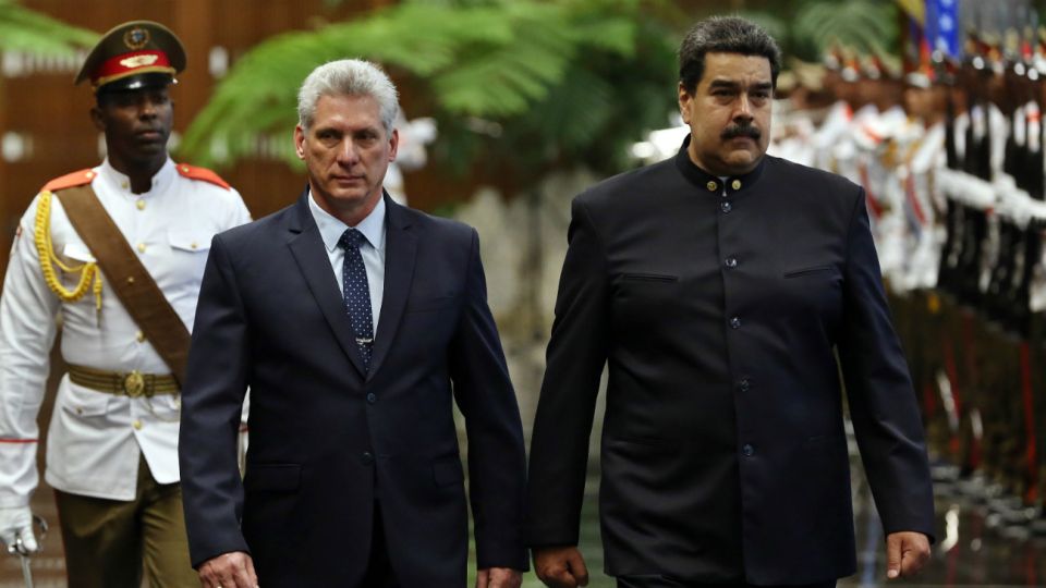 Díaz-Canel y Maduro en La Habana.