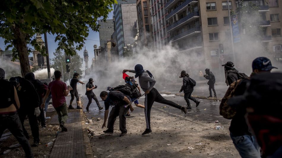 Latin American 'Oasis' Is Shaken by Worst Unrest in Decades