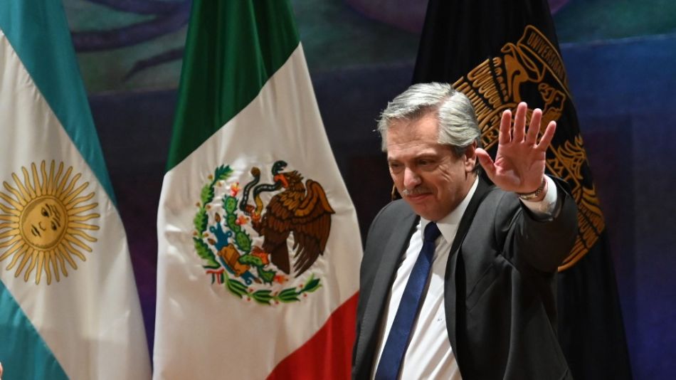 Alberto Fernández en Ciudad de México.