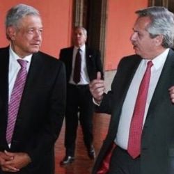 Alberto Fernández junto a López Obrador | Foto:Instagram
