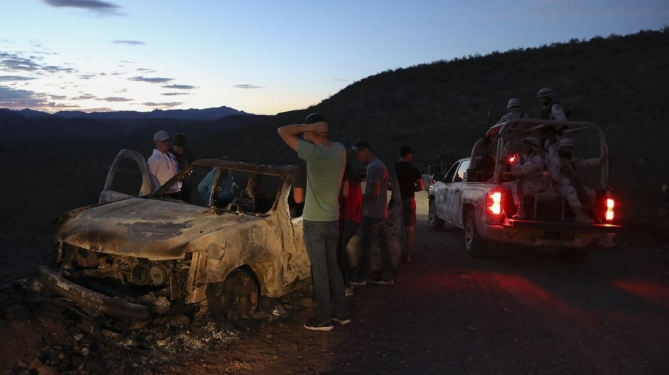 El lugar donde emboscaron a la familia mormona y mataron a 9 de sus miembros. 