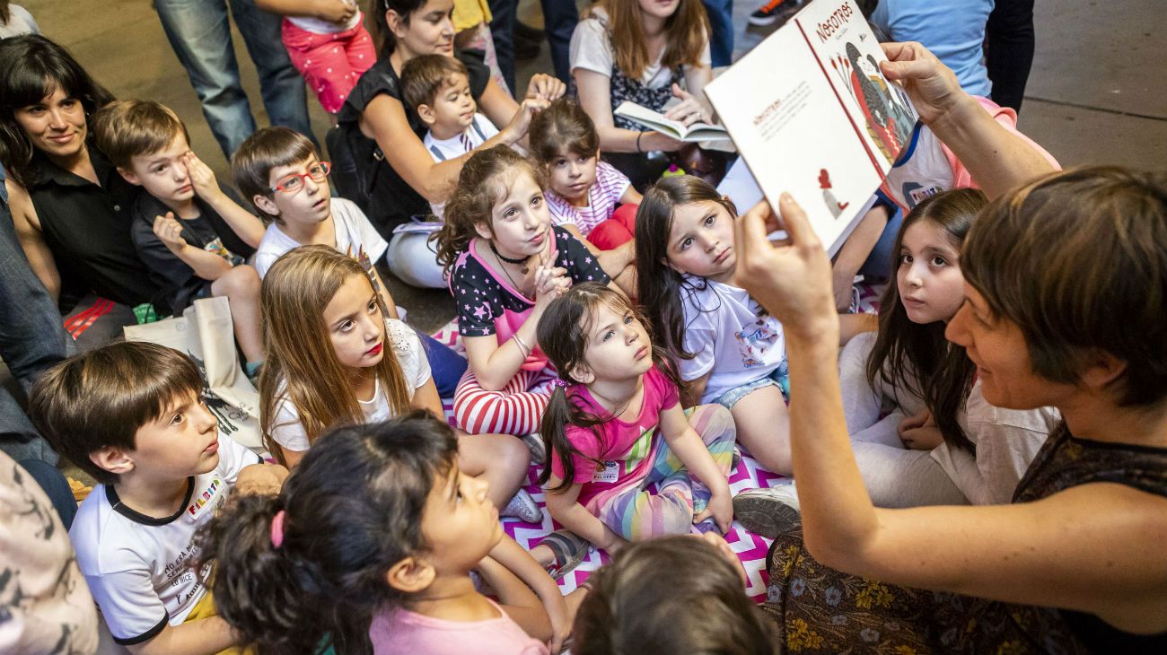 ACTIVIDAD. Una de las actividades que se realizaron durante el Filba de 2018.