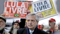 Alberto Fernández marcha por libertad de Lula