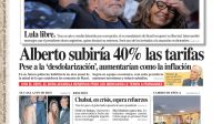 La Tapa de Diario PERFIL sábado 9 de noviembre de 2019.