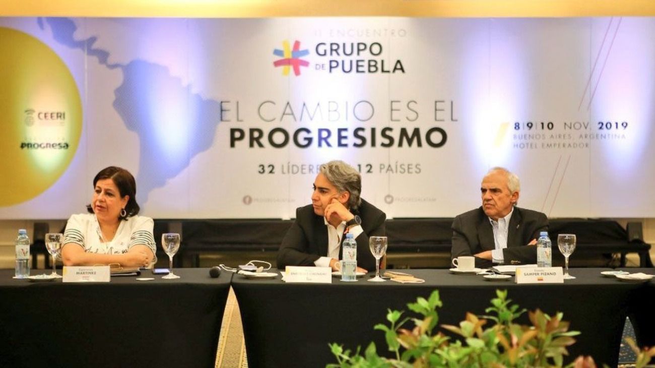 El Grupo de Puebla cerró el encuentro en Buenos Aires.