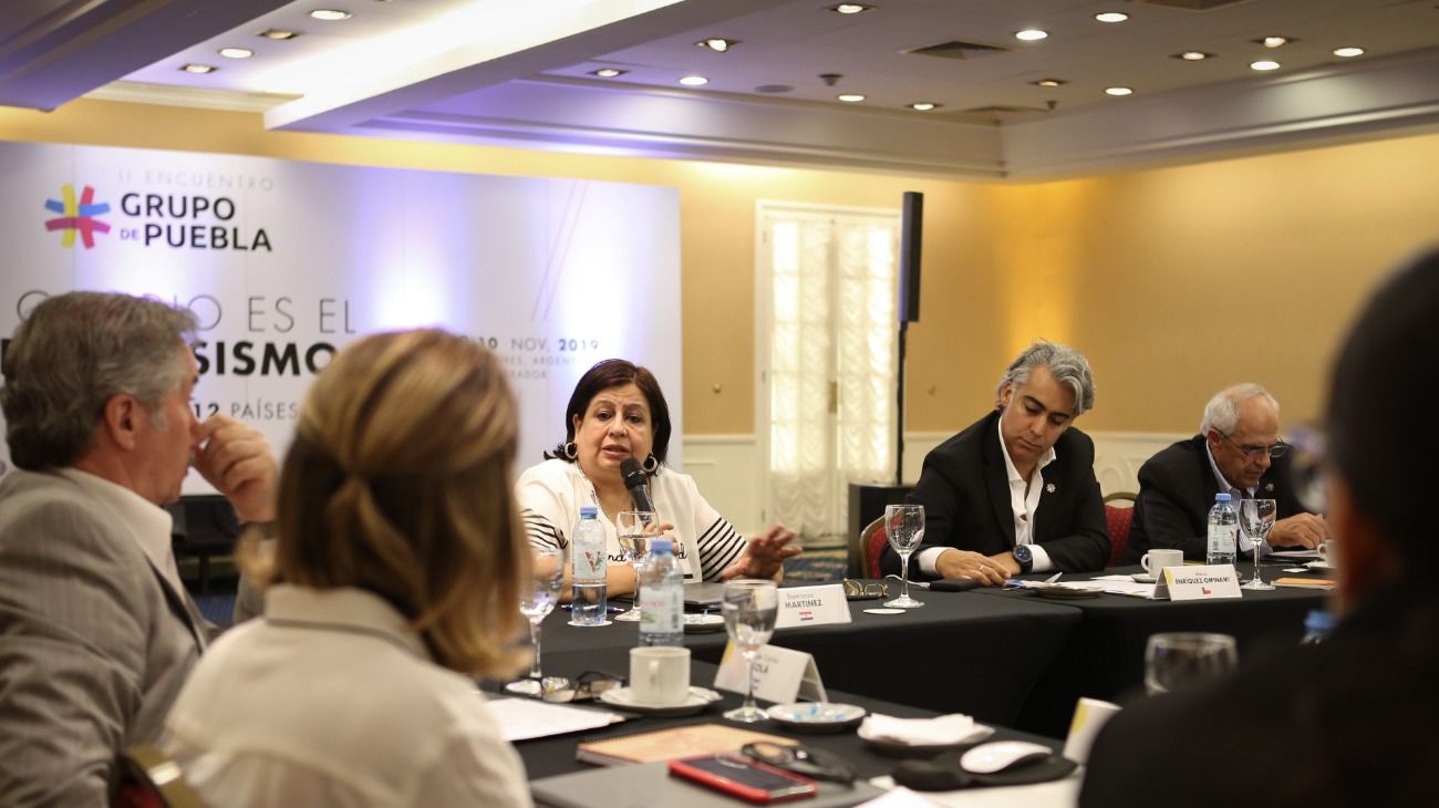 El Grupo de Puebla cerró el encuentro en Buenos Aires.