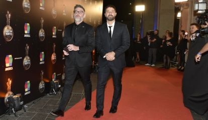 Luis Novaresio en la entrega de premios