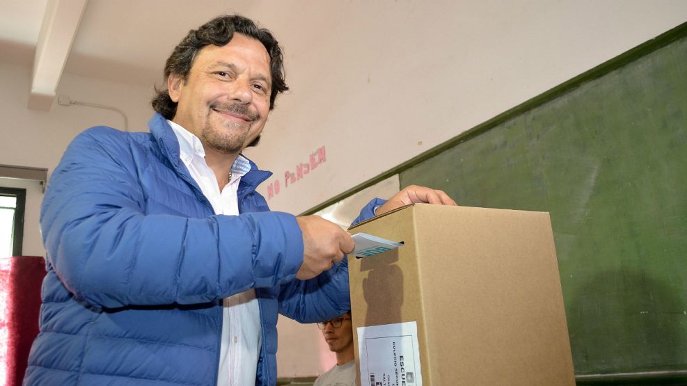 Gustavo Sáenz, nuevo gobernador electo.