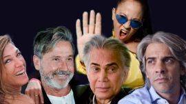 Fulop, Montaner, Rodríguez, Miss Bolivia y Echarri