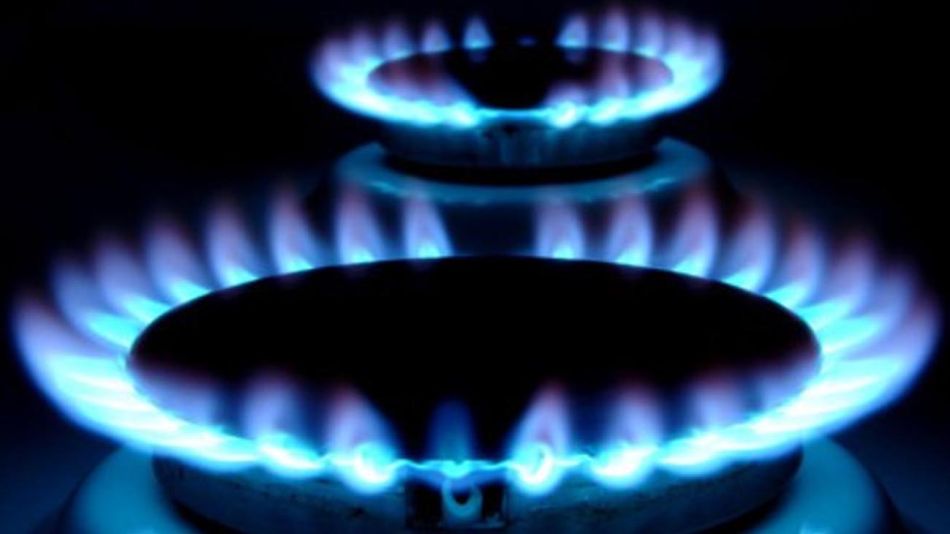 Hornallas con gas encendido