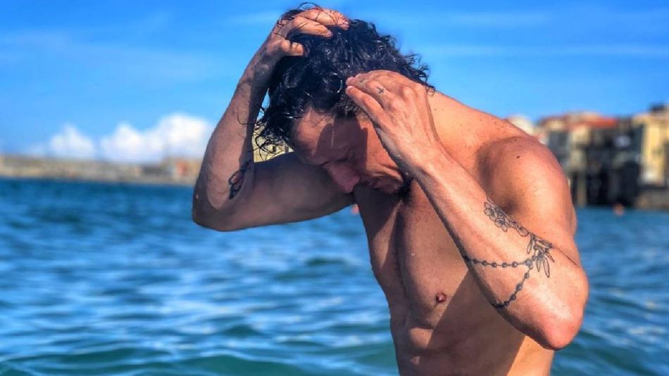 Tatuajes y lomazo: Nico Vazquez incendió las redes con una foto hot