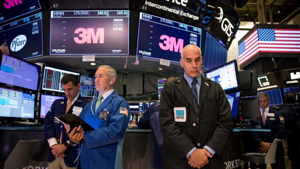 Imágenes de la Bolsa de New York.