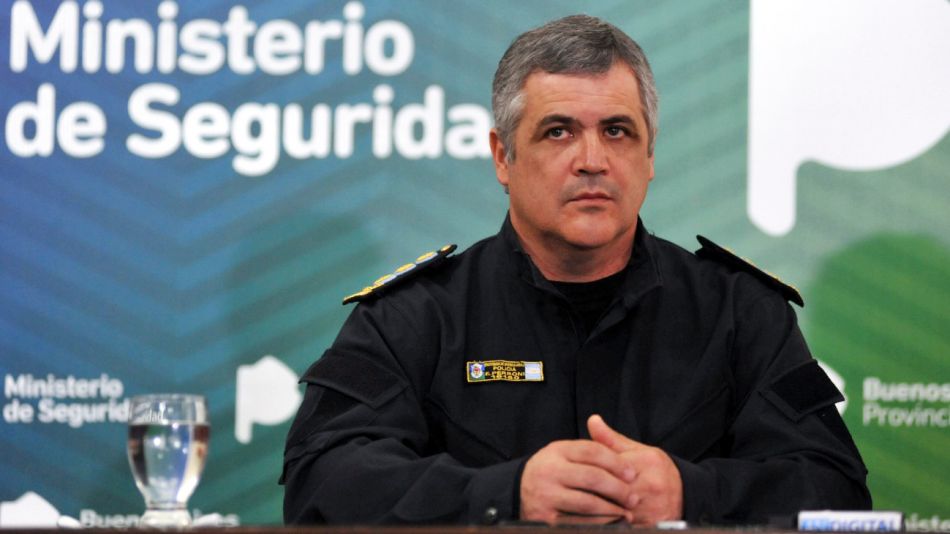 El jefe de la Policía de la provincia de Buenos Aires, Fabián Perroni.