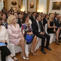 Valeria Mazza fue condecorada por la Embajada de Italia