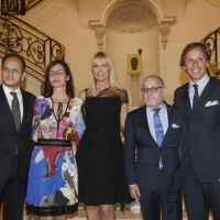 Valeria Mazza fue condecorada por la Embajada de Italia