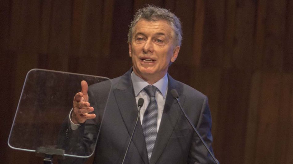 El presidente Mauricio Macri en el Centro Cultural Kirchner