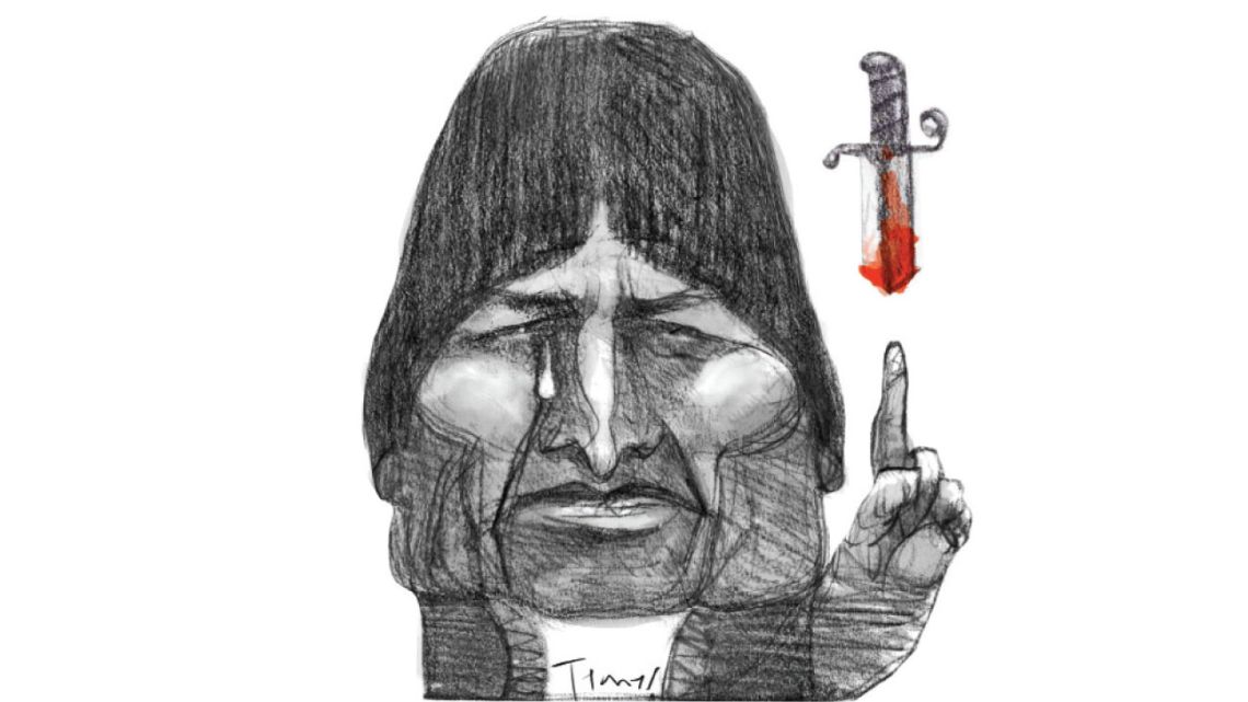 Evo Morales | Foto:Ilustración: Pablo Temes