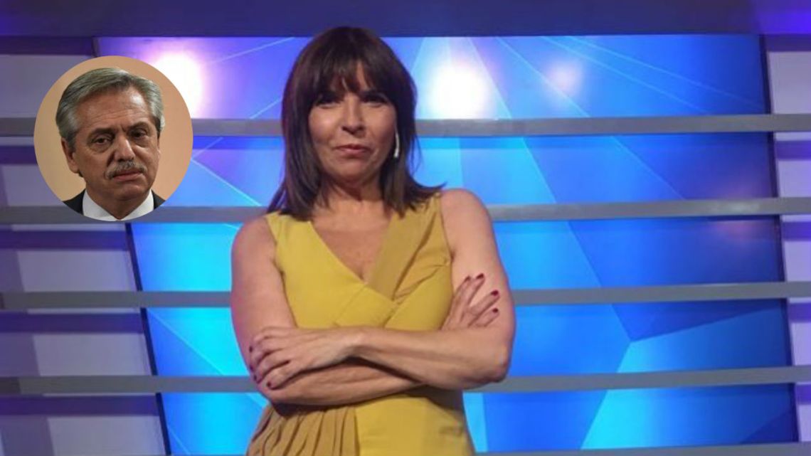 Silvia Mercado chicaneó a Alberto Fernández, y la broma le salió mal - Exitoína