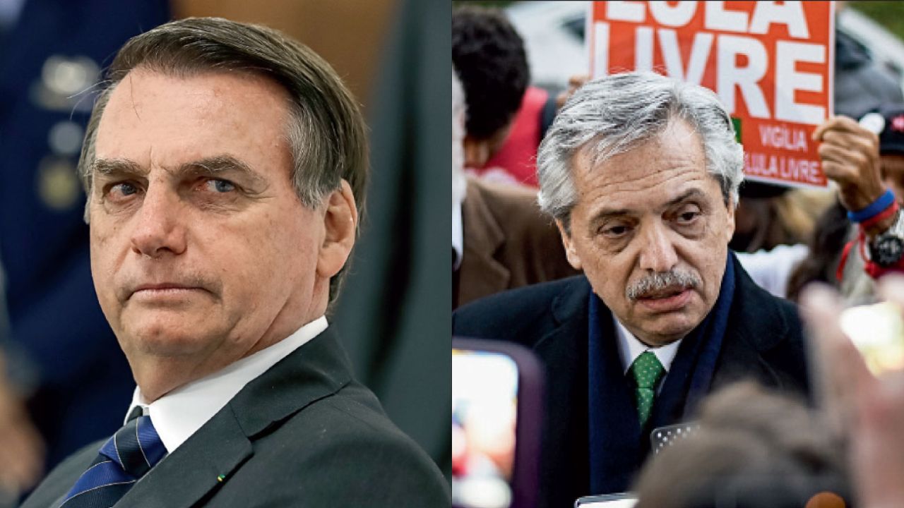 Jair Bolsonaro y Alberto Fernández | Foto:DPA y Cedoc.