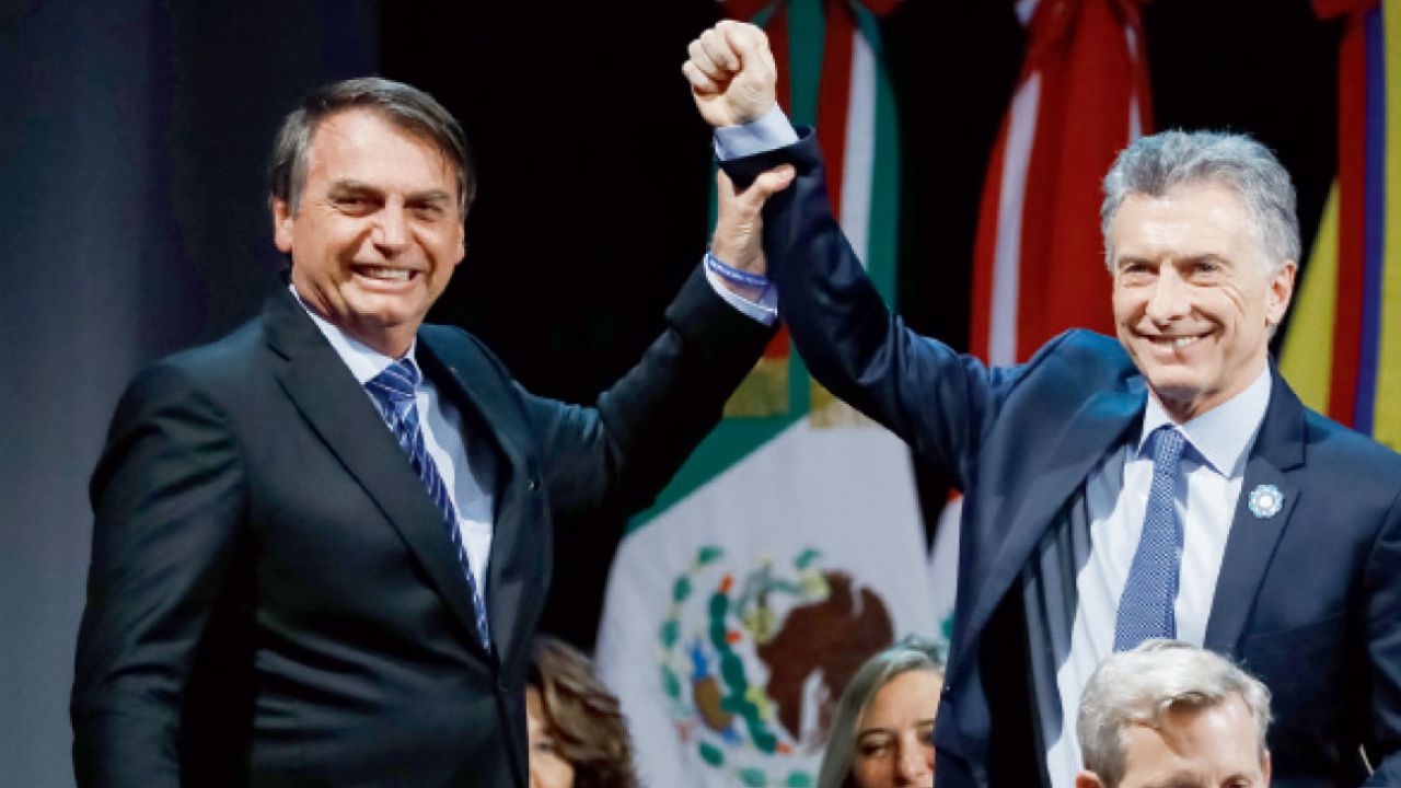 Jair Bolsonaro y Mauricio Macri | Foto:Dpa y Cedoc