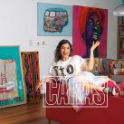 Dalia Gutmann abre las puertas de su pintoresca casa de Colegiales