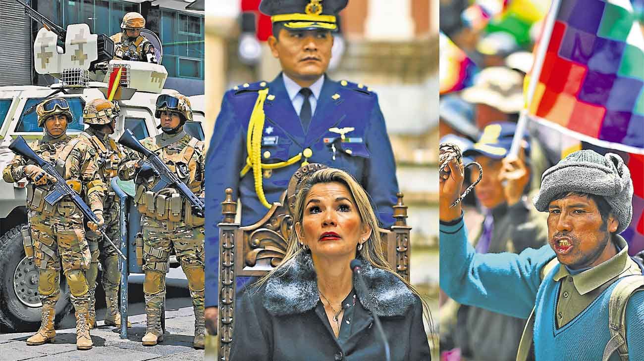 Añez amenaza con apresar a Morales si regresa a Bolivia