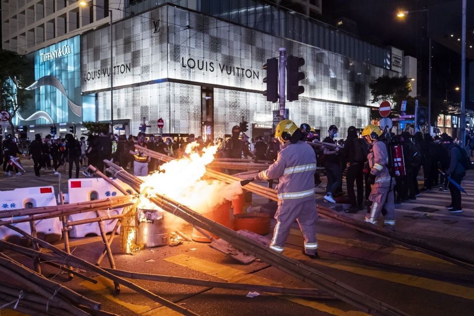 Hong Kong Protesters Rally for 22nd Weekend