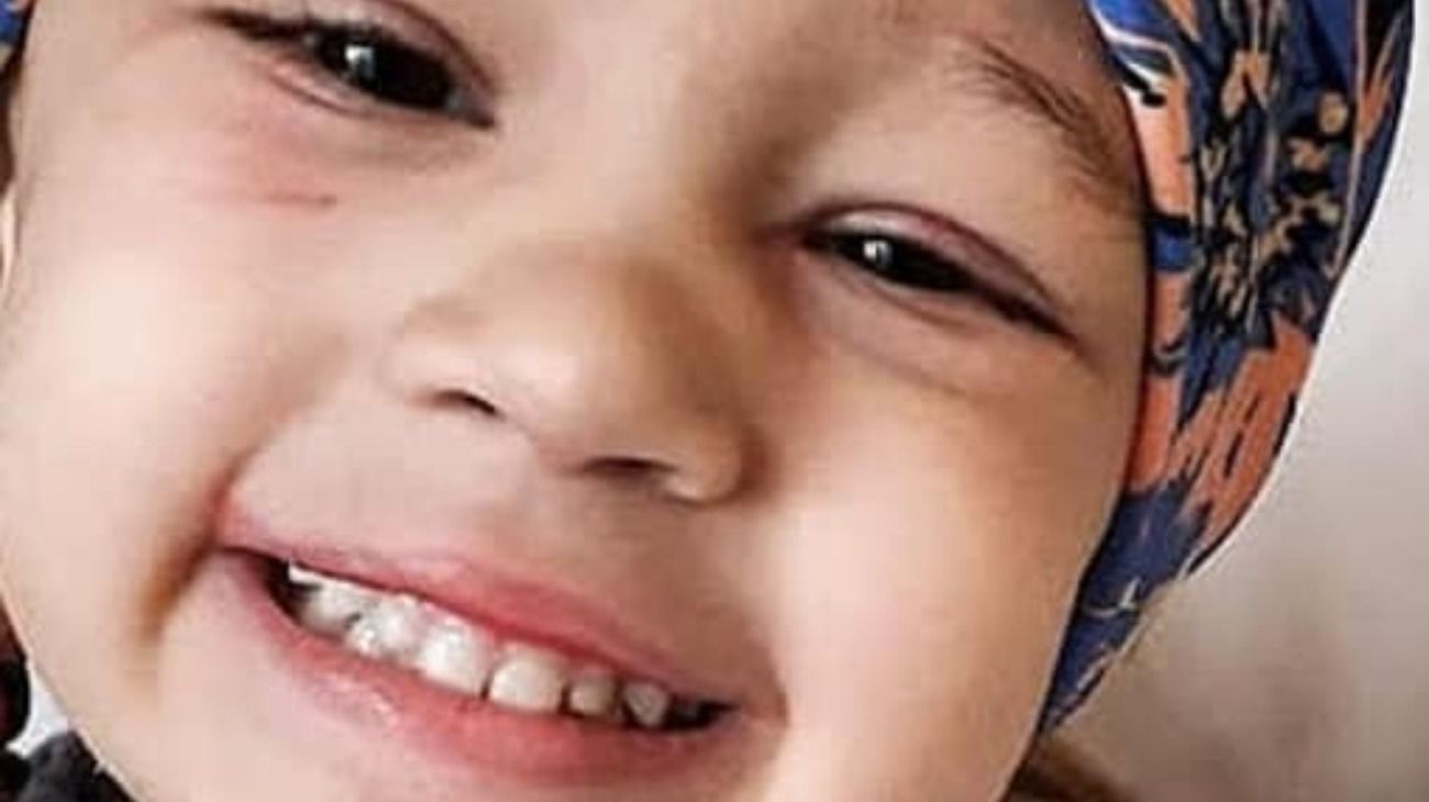 Paulina tiene 3 años y le detectaron un cáncer neuroblascoma IV en agosto. 