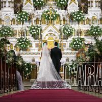 Las mejores 15 fotos de la glamorosa boda de Tomás Eurnekian y Angie Ladaburu