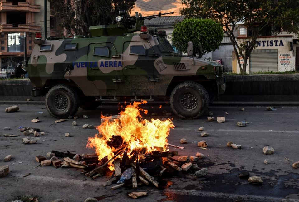 fotos crisis golpe bolivia afp
