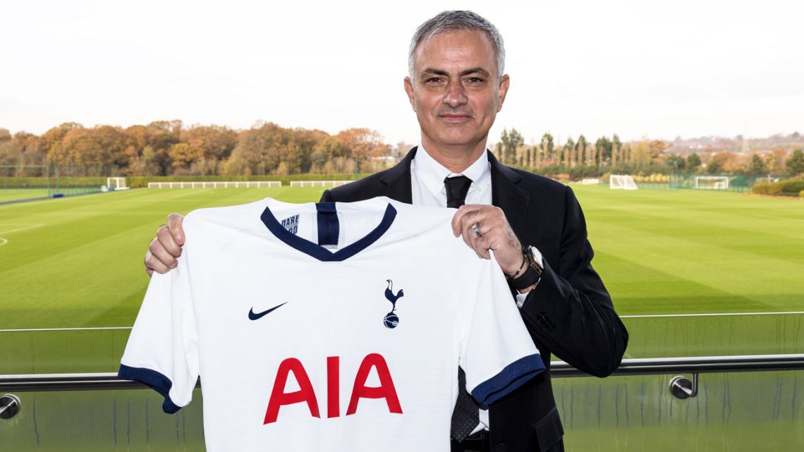 New Tottenham Hotspur coach José Mourinho.