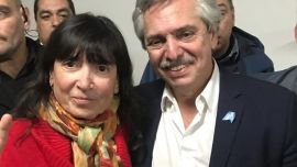 Gisele Fernández y Alberto.