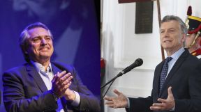 Alberto Fernández y Mauricio Macri
