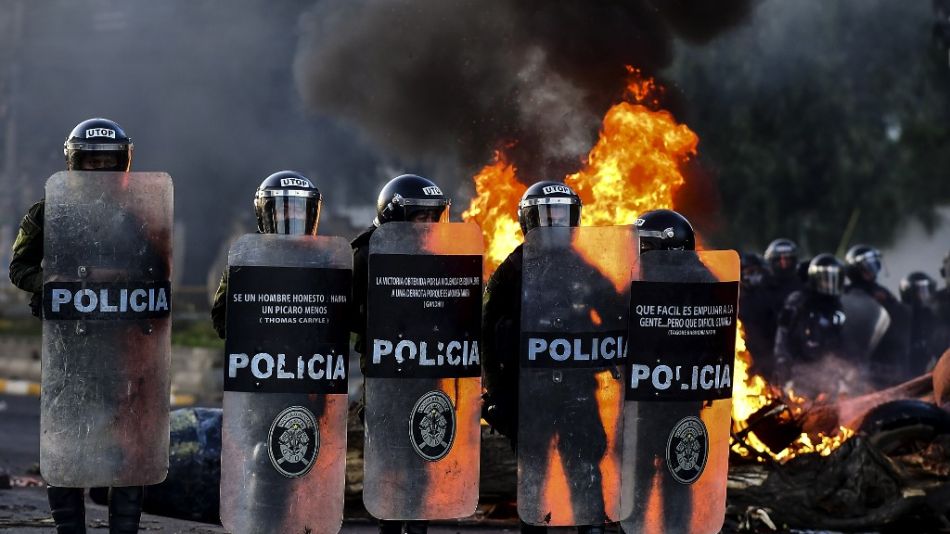 fotos crisis golpe bolivia afp