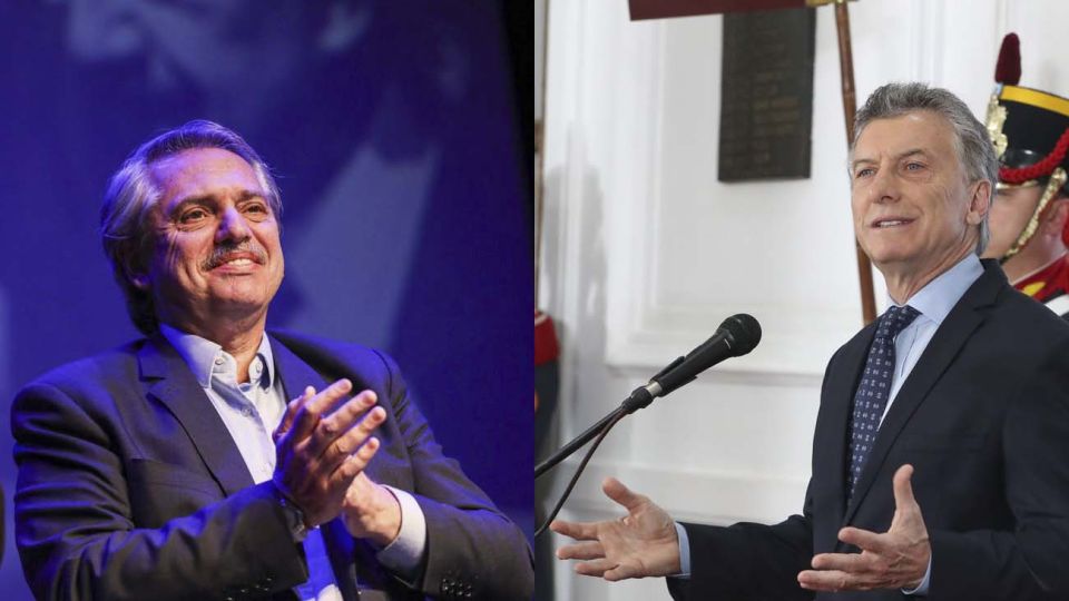 Alberto Fernández y Mauricio Macri