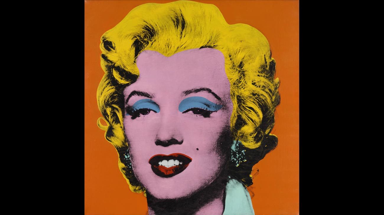 Andy Warhol. Shot Orange Marilyn, 1964. Private collection. © 2019 The Andy Warhol Foundation for the Visual Arts, Inc. / Artists Rights Society (ARS), New York.