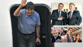 Evo Morales llega a México tras su destitución. Días antes, Fernández celebraba la libertad de Lula. Macri y Bolsonaro, aliados. Cristina Kirchner y su vínculo con el venezolano Maduro. Dos mundos en pugna.