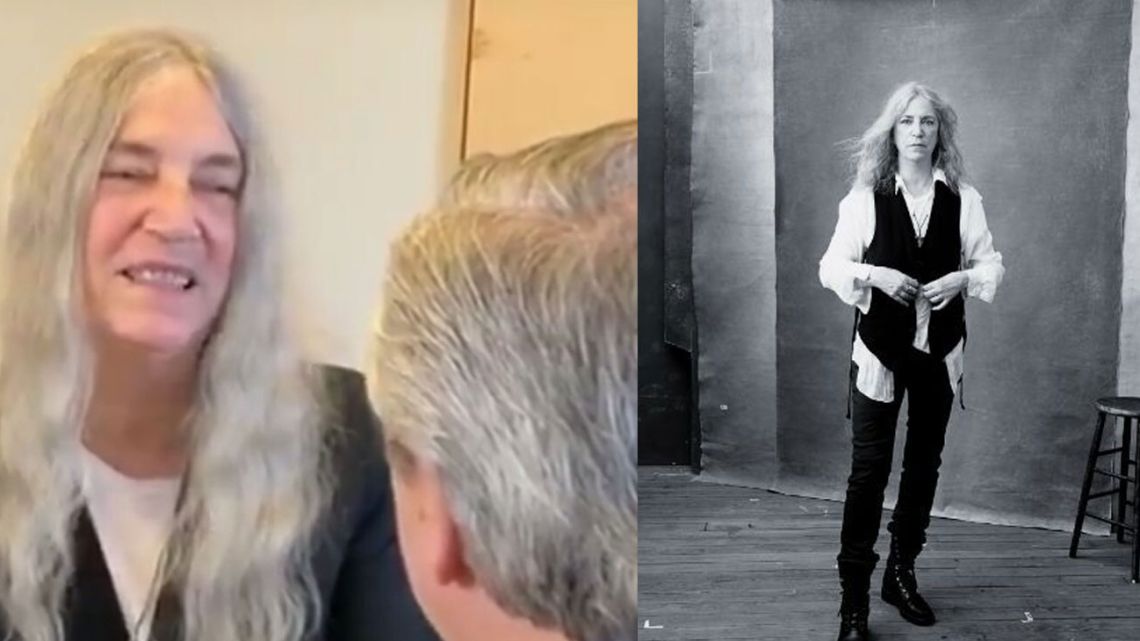 Patti Smith y Alberto Fernández | Foto:Cedoc