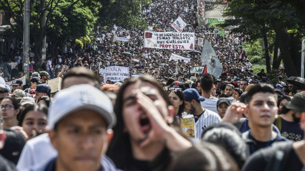 manifestaciones en colombia