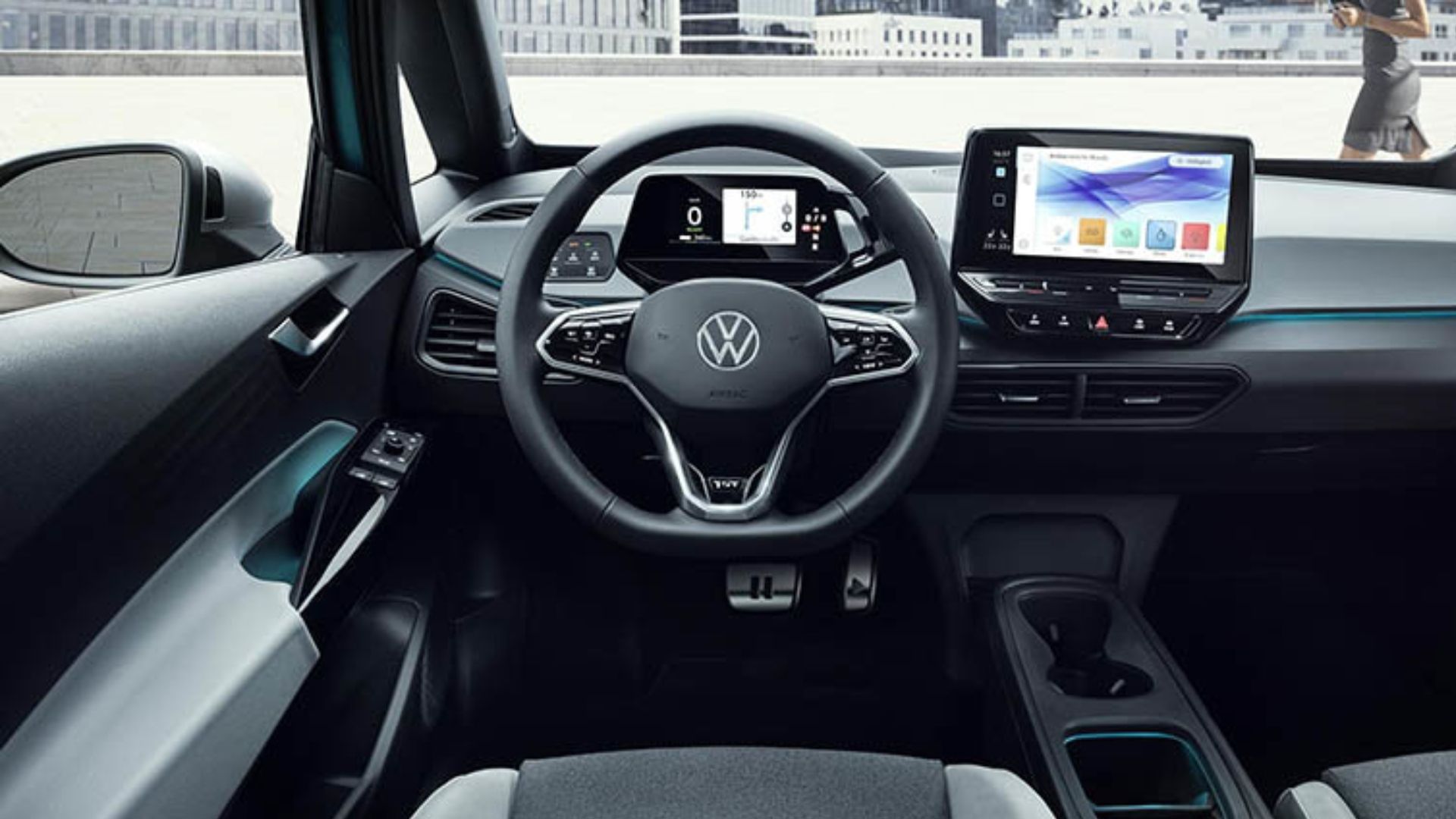Parabrisas | ¿Cómo luce el nuevo logo de Volkswagen en sus autos?
