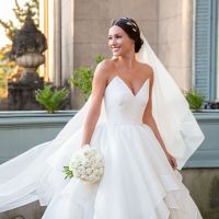 Pampita en su boda