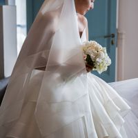 Pampita en su boda