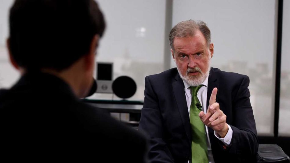 Rafael Bielsa, en la entrevista con Jorge Fontevecchia.