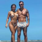 Sol Pérez y su novio incendiaron las redes sociales desde las playas de Brasil