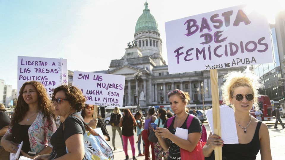Marcha contra la violencia de género.