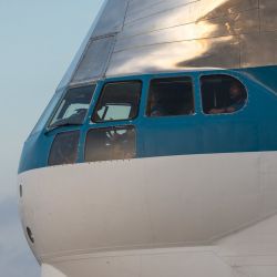 El Super Guppy tiene capacidad para cuatro tripulantes.