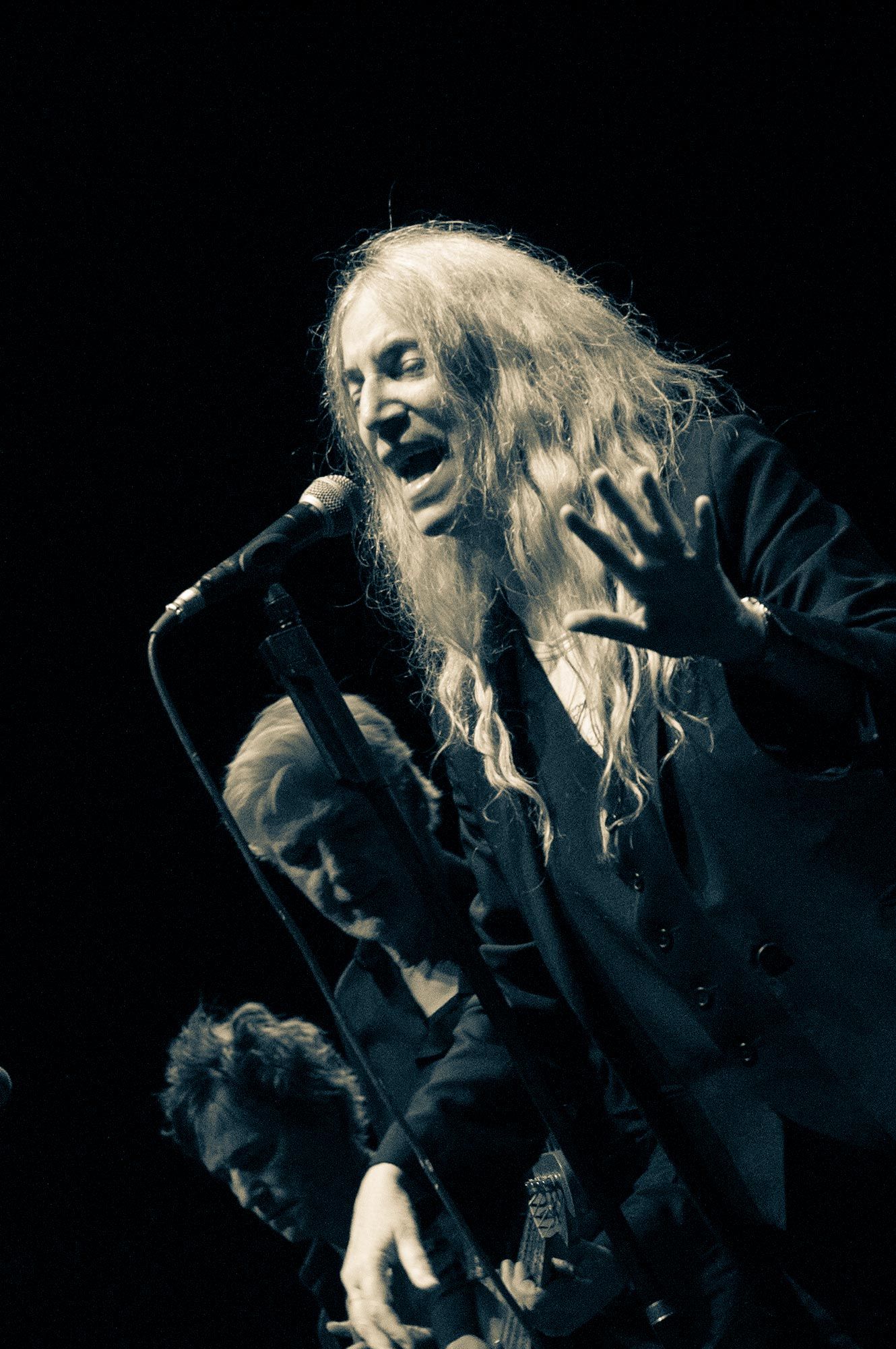 Patti Smith, cacique portavoz de mensajes de Amor, libertad y cuidado del medio ambiente pasó por Argentina.