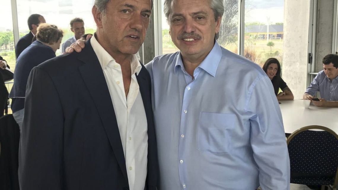 Daniel Scioli and Alberto Fernández.