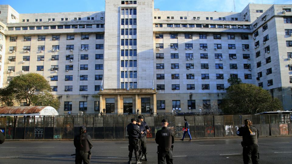 Los Tribunales Federales de Comodoro Py, en el barrio porteño de Retiro.